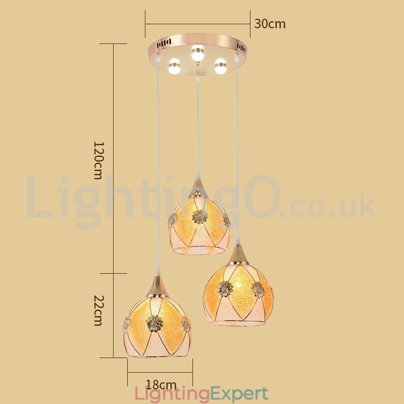Cheap 1 Light 3 Lights Modern Pendant Light