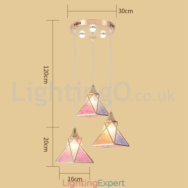 Cheap 1 Light 3 Lights Modern Pendant Light