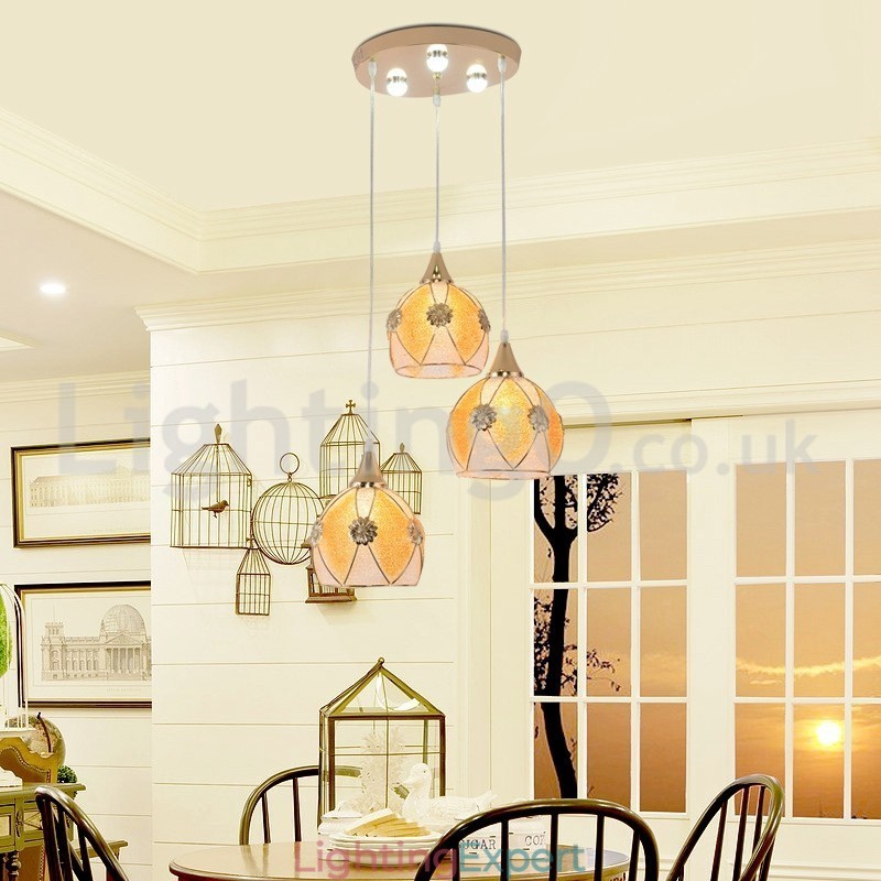 Cheap 1 Light 3 Lights Modern Pendant Light
