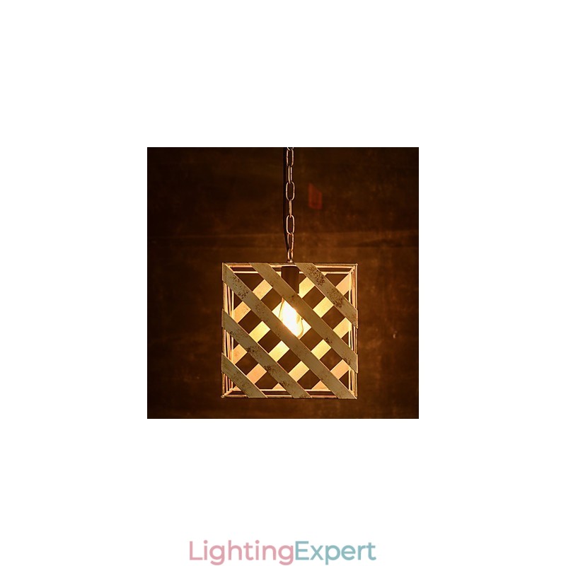 Retro Iron Lamp Modern Minimalist Industrial Style Chandelier