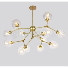 Nordic Postmodern Molecular Magic Bean Chandelier Cafe
