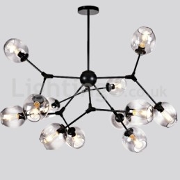 Nordic Postmodern Molecular Magic Bean Chandelier Cafe
