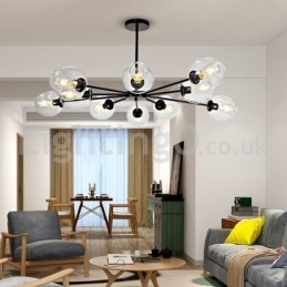 Nordic Postmodern Molecular Chandelier Magic Bean Chandelier Cafe