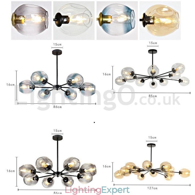 Nordic Postmodern Molecular Chandelier Magic Bean Chandelier Cafe