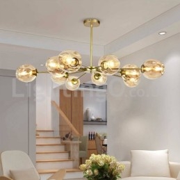 Nordic Postmodern Molecular Chandelier Magic Bean Chandelier Cafe