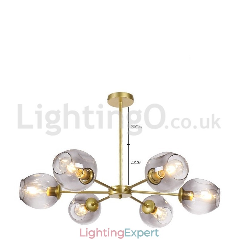 Nordic Postmodern Molecular Chandelier Magic Bean Chandelier Cafe