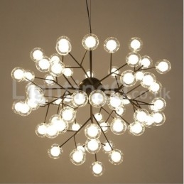 Nordic Postmodern Molecular Bubble Chandelier Glass Chandelier