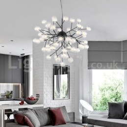 Nordic Postmodern Molecular Bubble Chandelier Glass Chandelier