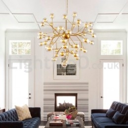 Nordic Postmodern Molecular Bubble Chandelier Glass Chandelier