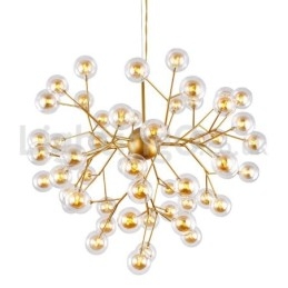 Nordic Postmodern Molecular Bubble Chandelier Glass Chandelier