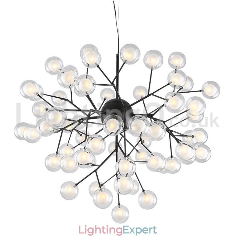 Nordic Postmodern Molecular Bubble Chandelier Glass Chandelier