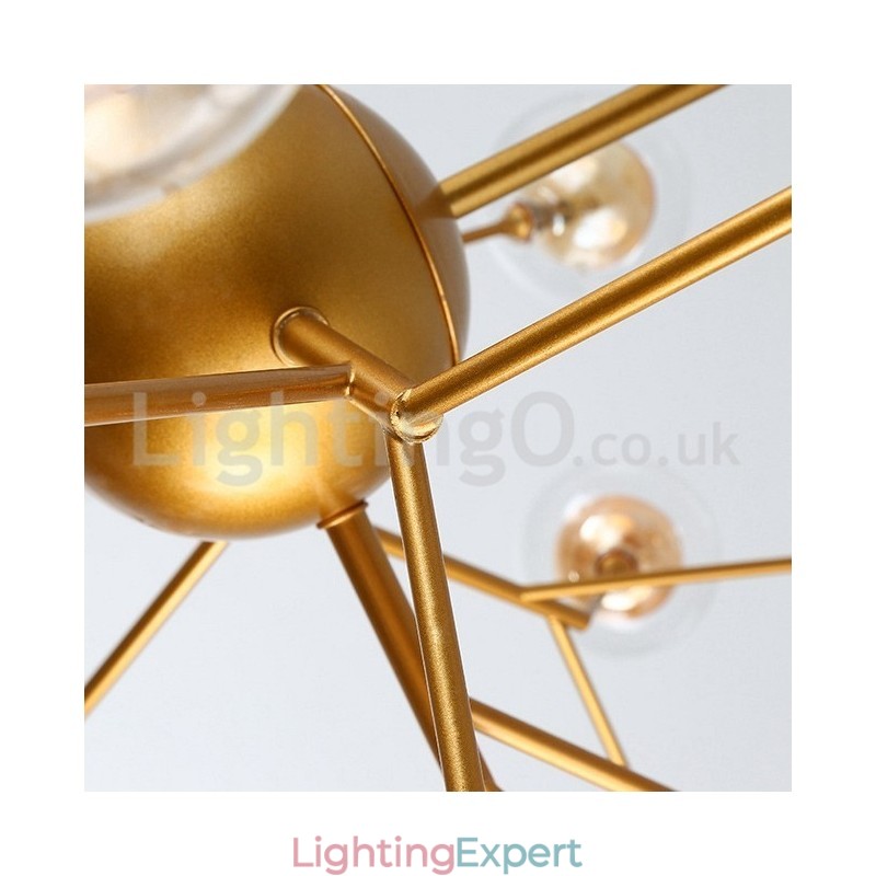 Nordic Postmodern Molecular Bubble Chandelier Glass Chandelier