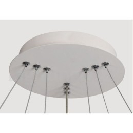 Dimmable Outside the Circles Light Pendant Light with Remote Control Modern Design Rings