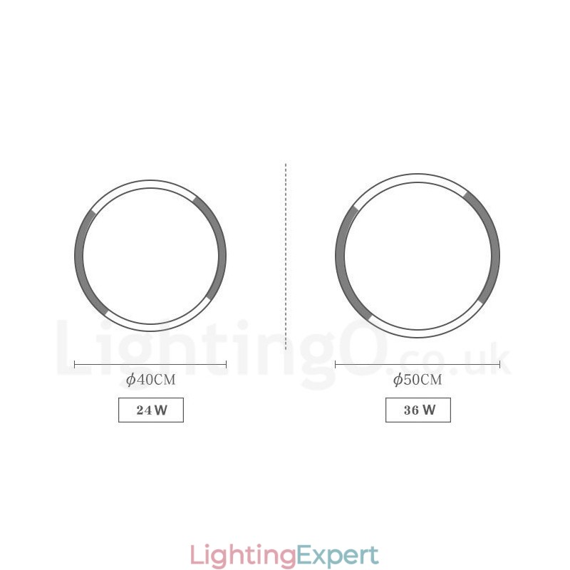 Ultra thin Multi Colour Round Wood Ceiling Lamp Solid Wood Acrylic Shade Ceiling Lamp Nordic Style