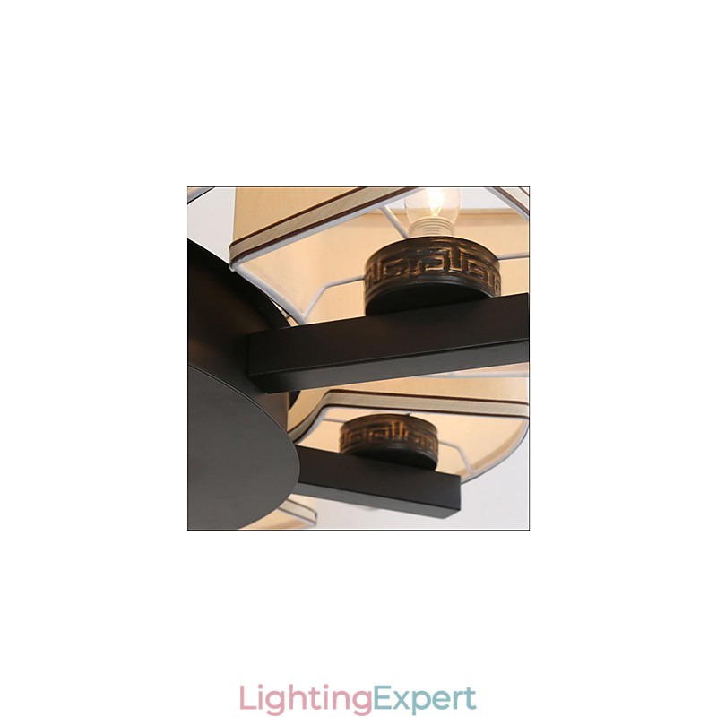 The Chinese Style Chandelier Iron Copper Imitation Air Lamps