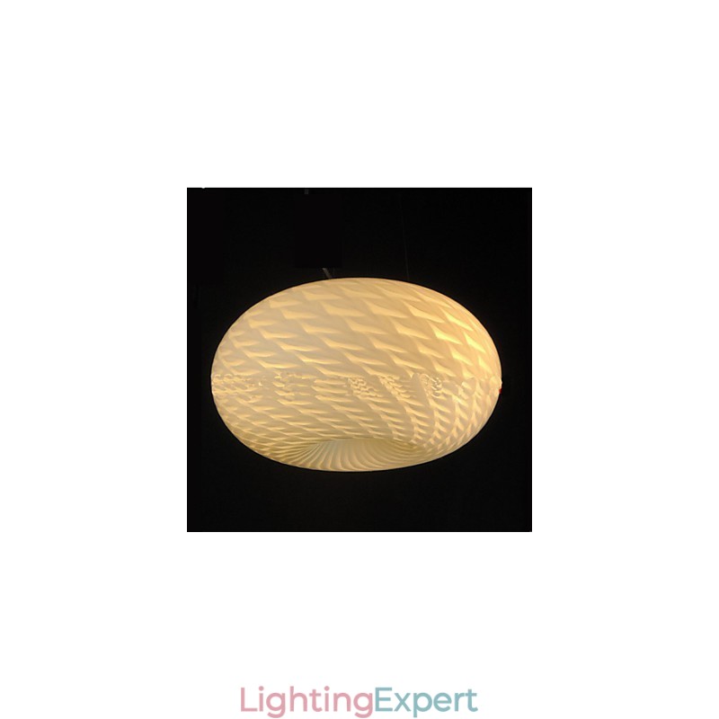 Modern Minimalist Carved milky White Chandelier lamp