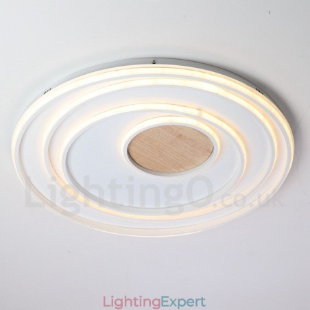 Dimmable White Rings Wood Ceiling Light Ultrathin Ceiling Lamp Also Can Be Used As Wall Light Dimmable White Rings Wood Ceiling Light Ultrathin Ceiling Lamp Also Can Be Used As Wall Light