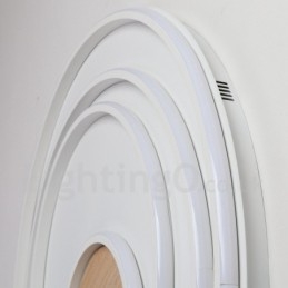 Dimmable White Rings Wood Ceiling Light Ultrathin Ceiling Lamp Also Can Be Used As Wall Light