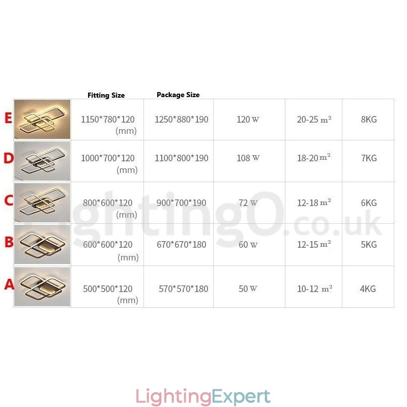 Modern Comtemporary Alumilium Painting Ceiling Light Flush Mount Light with Remoter Dimmer Also Can Be Used As Wall Light