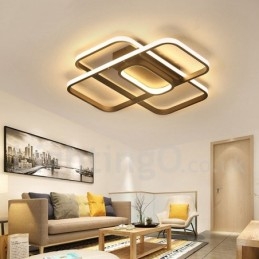 Modern Comtemporary Alumilium Painting Ceiling Light Flush Mount Light with Remoter Dimmer Also Can Be Used As Wall Light