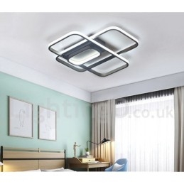 Modern Comtemporary Alumilium Painting Ceiling Light Flush Mount Light with Remoter Dimmer Also Can Be Used As Wall Light