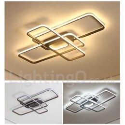 Modern Comtemporary Alumilium Painting Ceiling Light Flush Mount Light with Remoter Dimmer Also Can Be Used As Wall Light