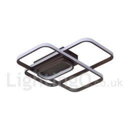 Modern Comtemporary Alumilium Painting Ceiling Light Flush Mount Light with Remoter Dimmer Also Can Be Used As Wall Light