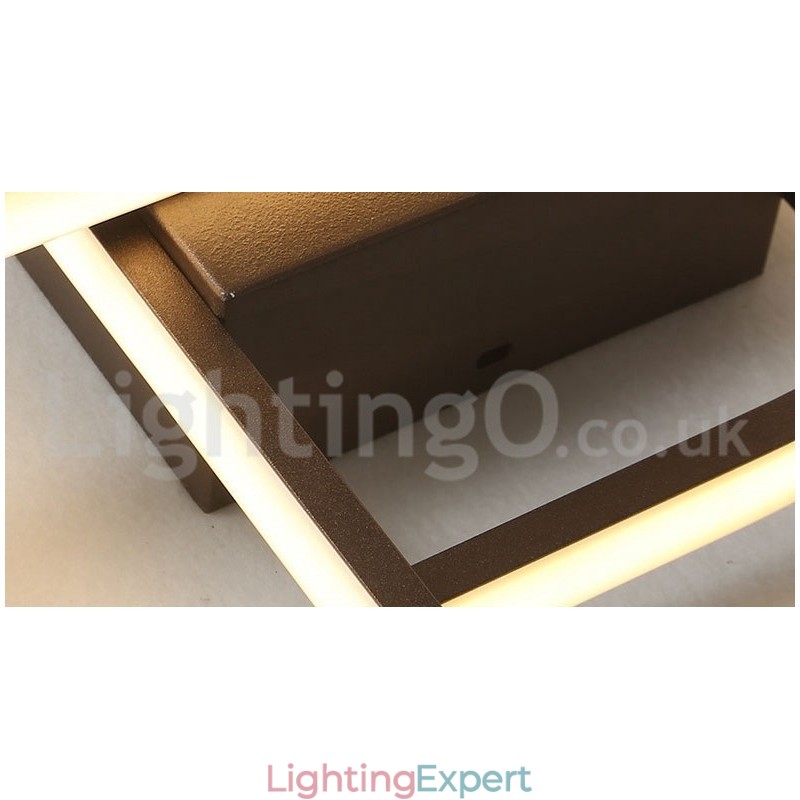 Modern Comtemporary Alumilium Painting Ceiling Light Flush Mount Light with Remoter Dimmer Also Can Be Used As Wall Light