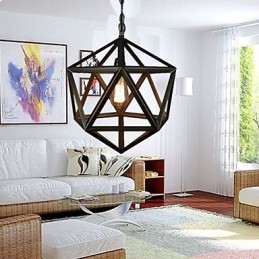 Rustic Lodge Vintage Metal Chandelier