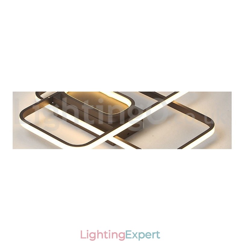 Modern Comtemporary Alumilium Painting Ceiling Light Flush Mount Light with Remoter Dimmer Also Can Be Used As Wall Light