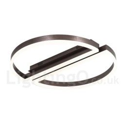 Round Modern Comtemporary Alumilium Ceiling Light Flush Mount Light with Remoter Dimmer Also Can Be Used As Wall Light