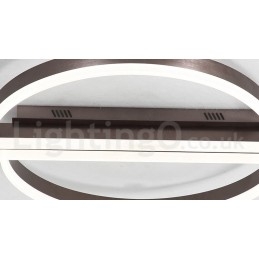 Round Modern Comtemporary Alumilium Ceiling Light Flush Mount Light with Remoter Dimmer Also Can Be Used As Wall Light