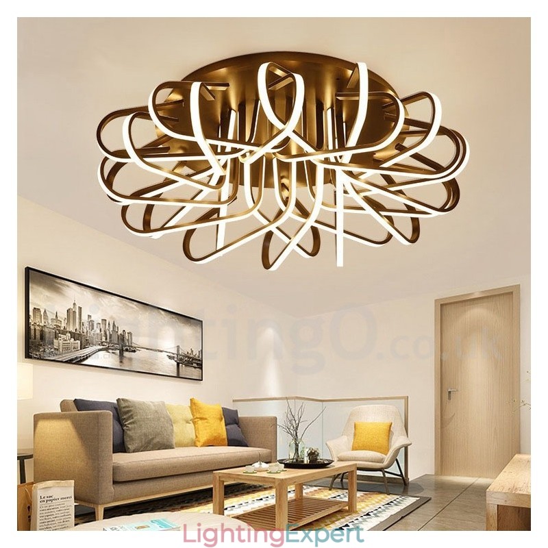 Bird's Nest Dimmable Modern Comtemporary Alumilium Flush Mount Ceiling Light Also Can Be Used As Wall Light