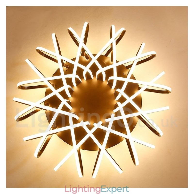 Bird's Nest Dimmable Modern Comtemporary Alumilium Flush Mount Ceiling Light Also Can Be Used As Wall Light
