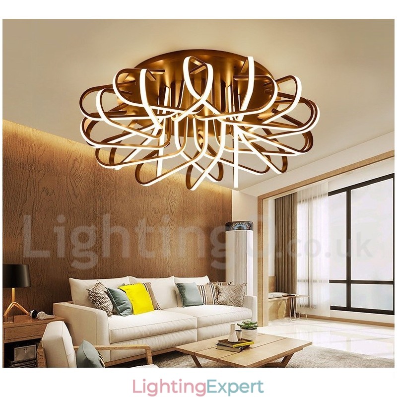 Bird's Nest Dimmable Modern Comtemporary Alumilium Flush Mount Ceiling Light Also Can Be Used As Wall Light