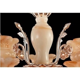 Jade Crystal Pendant lamp Candle Style Chandelier