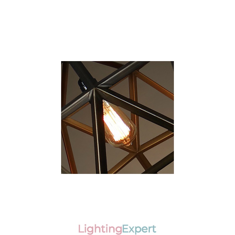 Rustic Lodge Vintage Metal Chandelier