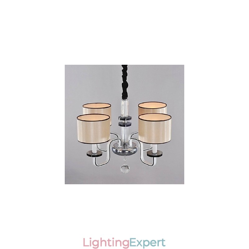 Modern Minimalist Chandelier Lighting Cloth Art Crystal Chandelier