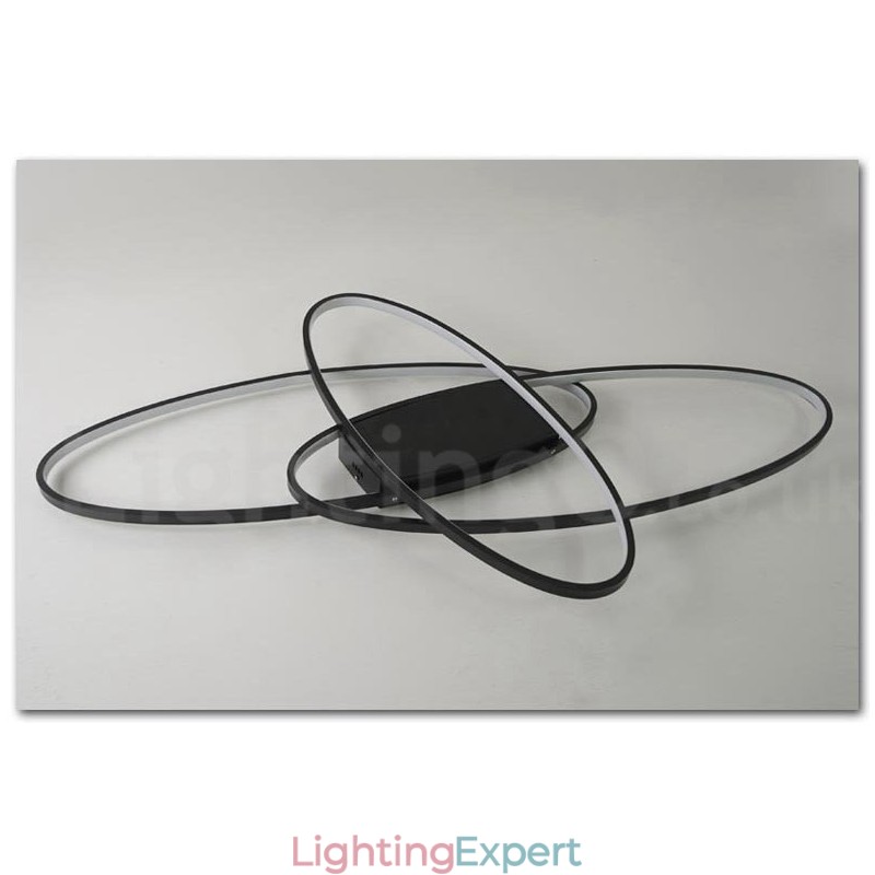 Dimmable Oval Modern Comtemporary Alumilium Ceiling Light Flush Mount Lamp for Living Room Bed Room Also Can Be Used As Wall Light