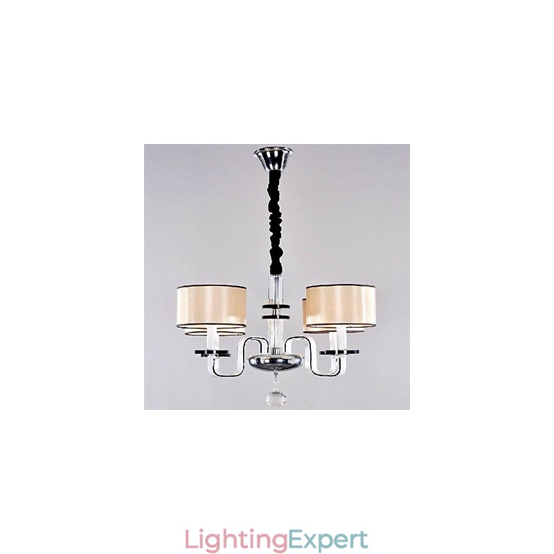 Modern Minimalist Chandelier Lighting Cloth Art Crystal Chandelier