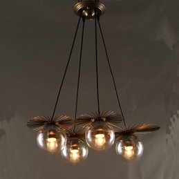 Art glass Ball Round Beanstalk Chandelier