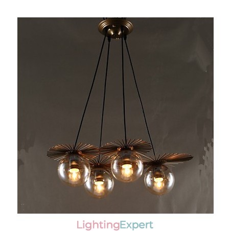 Art glass Ball Round Beanstalk Chandelier