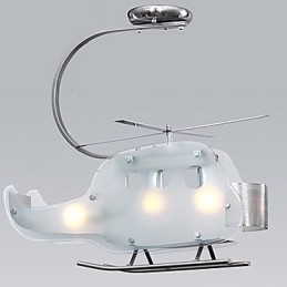 Simple Children lamp Cartoon Glass Helicopter lamp