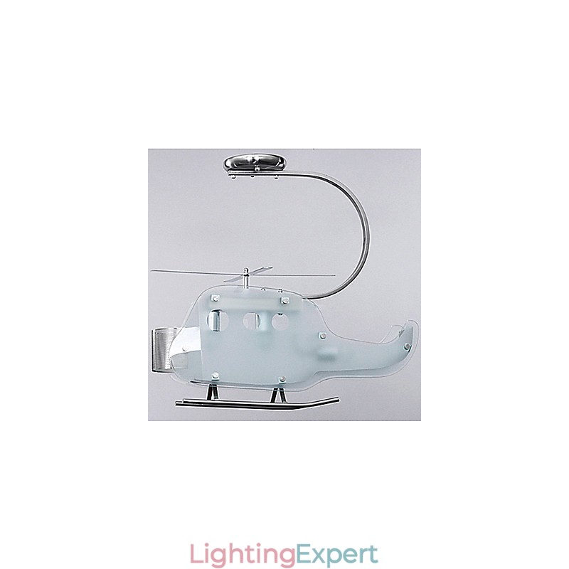 Simple Children lamp Cartoon Glass Helicopter lamp