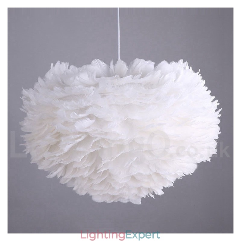 Multi Colours Feather Chandelier Modern Contemporary Pendant Light