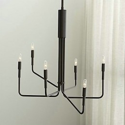 Country Painting Metal Chandelier
