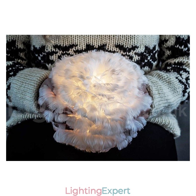 Multi Colours Feather Chandelier Modern Contemporary Pendant Light
