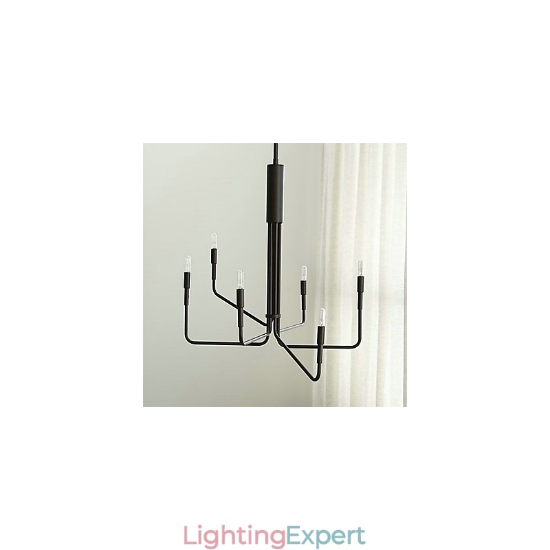 Country Painting Metal Chandelier