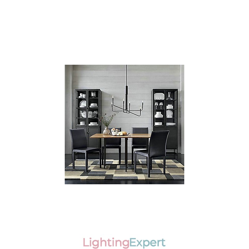 Country Painting Metal Chandelier