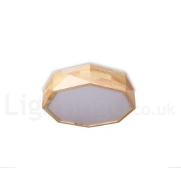 Dimmable Wood Ceiling Light with Acrylic Shade Ceiling Lamp Nordic Style